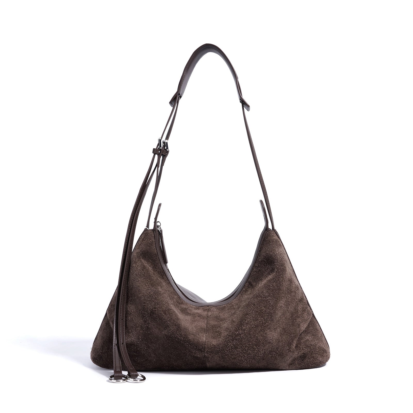 Genuine Leather Dumpling Bag - Urban Minimalist Shoulder Bag for Women