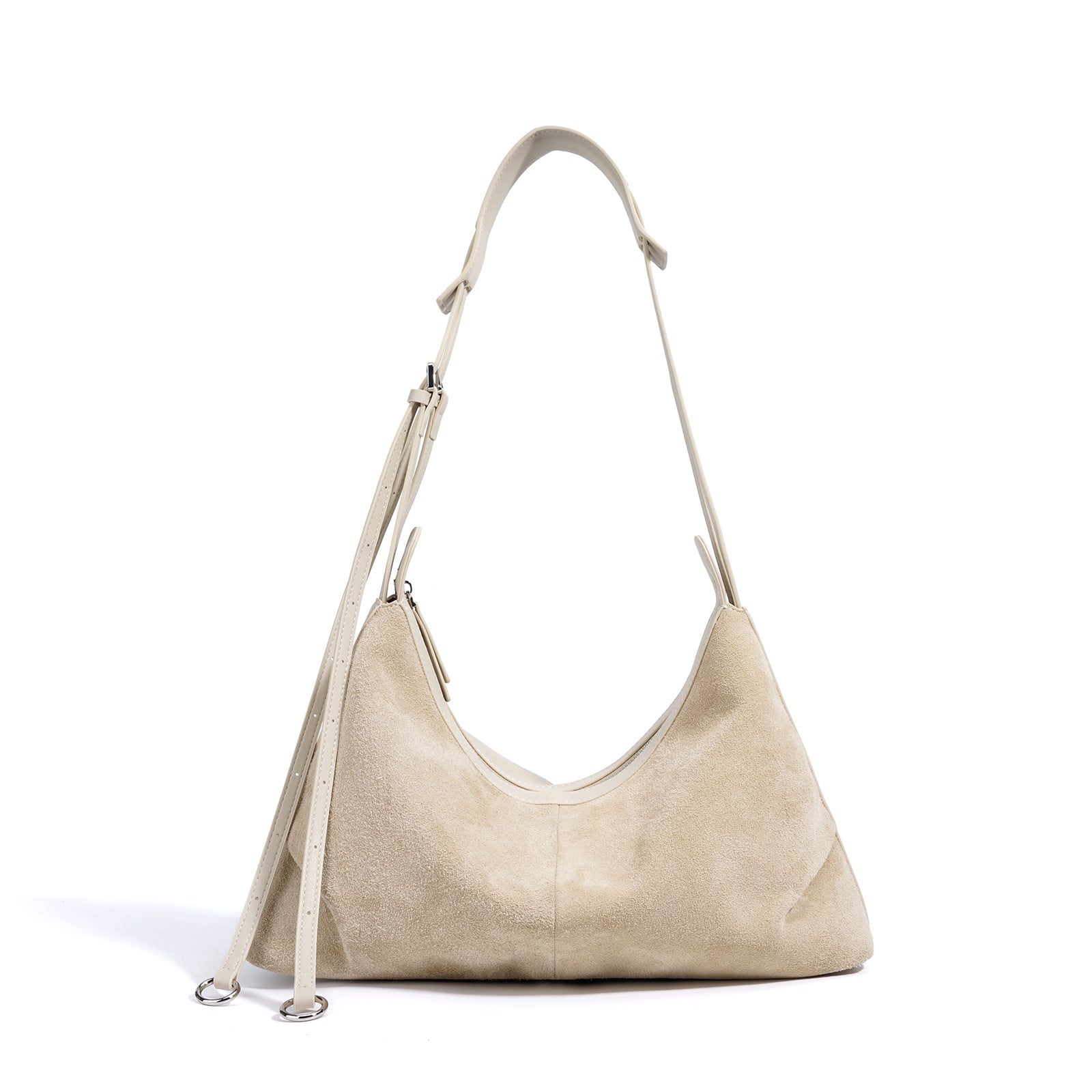 Genuine Leather Dumpling Bag - Urban Minimalist Shoulder Bag for Women