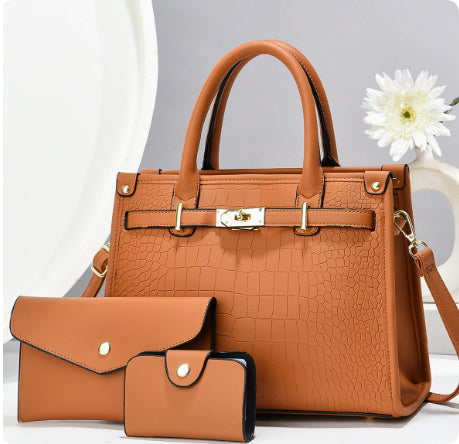 Women's Large-Capacity PU Leather Tote Bag & Handbag | Urban Minimalist Shoulder Bag