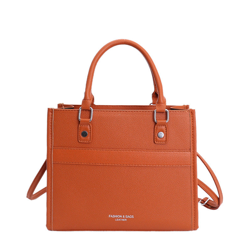Women's PU Leather Crossbody Bag - Minimalist Urban Shoulder Bag with Adjustable Strap