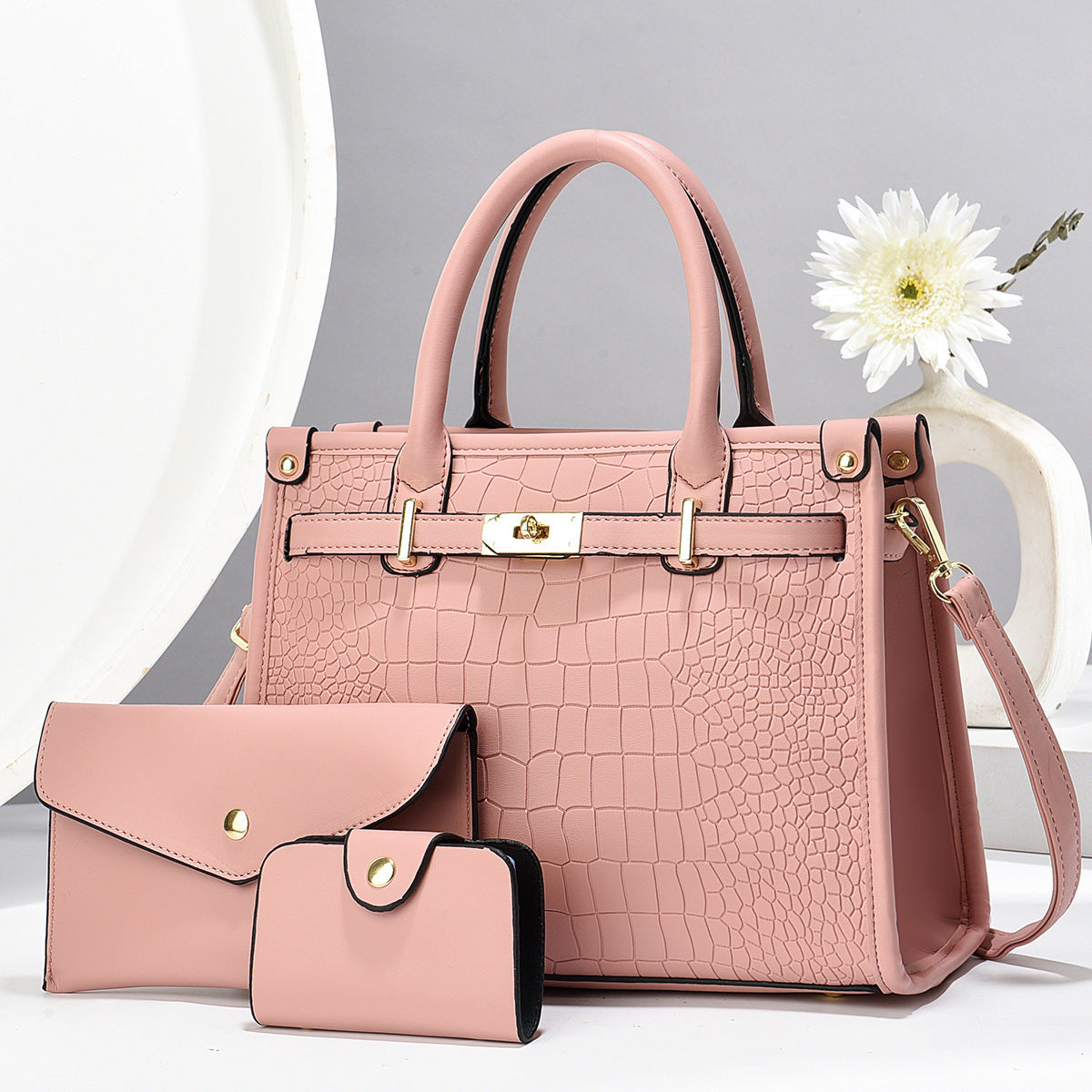 Women's Large-Capacity PU Leather Tote Bag & Handbag | Urban Minimalist Shoulder Bag
